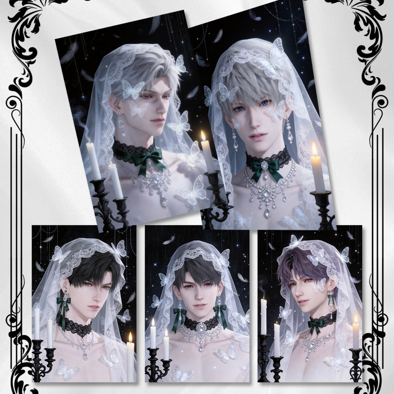 [XINGHAI] Love and Deep Space LAD Amine Paper Card CCG Collection Trading Series Paper whole box 1SET 230bags 1bag 1pc Cards Ornament Gift Collection Sylus, Zayne, Rafayel, Xavier, Caleb