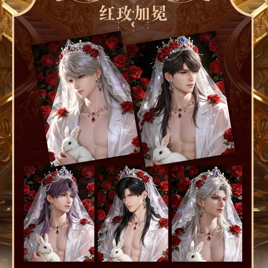 [YUNMENG] Love and Deep Space LAD Amine Paper Card CCG Collection Trading Series Paper whole box 1SET 200bags 1bag 1pc Cards Ornament Gift Collection Sylus, Zayne, Rafayel, Xavier, Caleb