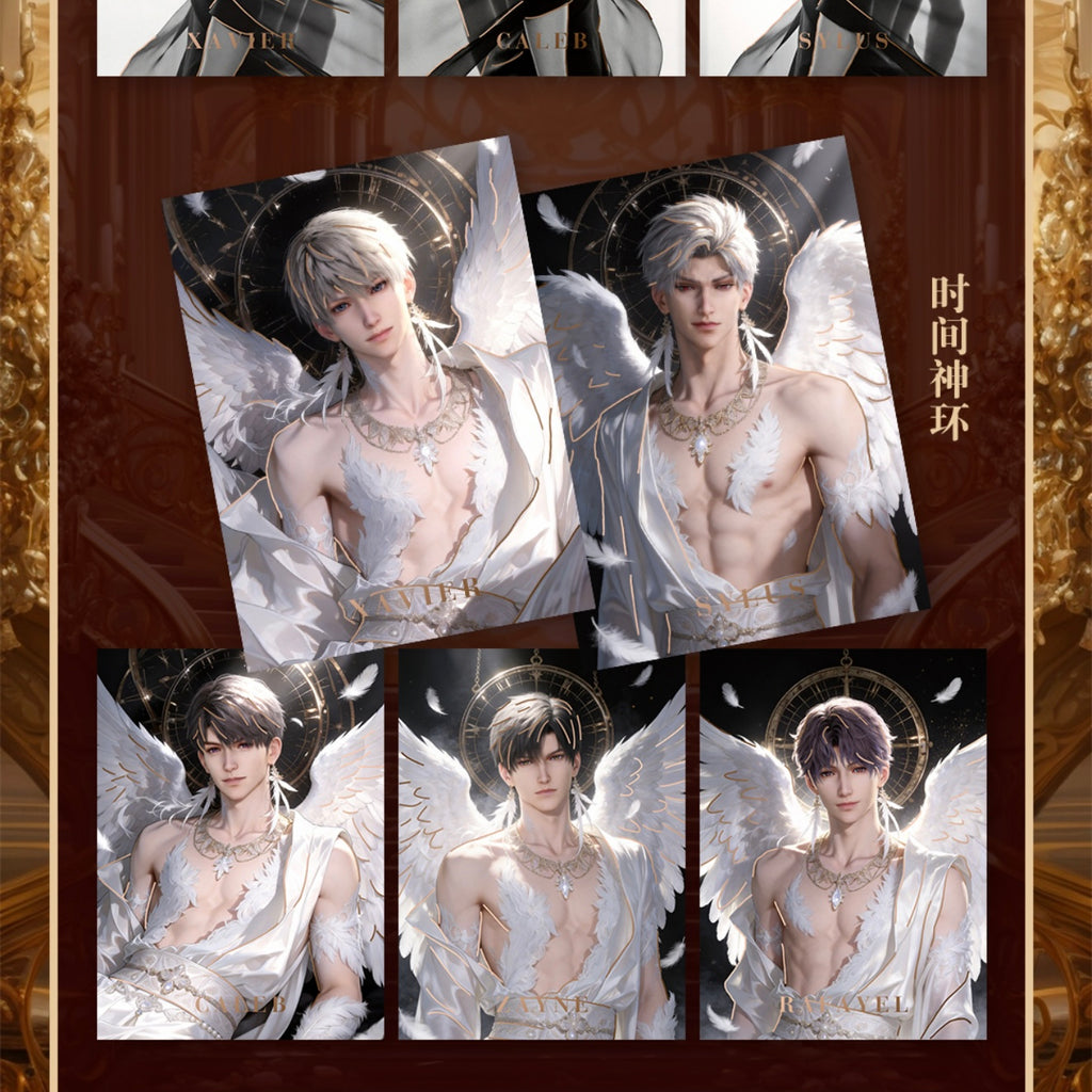 [YUNMENG] Love and Deep Space LAD Amine Paper Card CCG Collection Trading Series Paper whole box 1SET 200bags 1bag 1pc Cards Ornament Gift Collection Sylus, Zayne, Rafayel, Xavier, Caleb