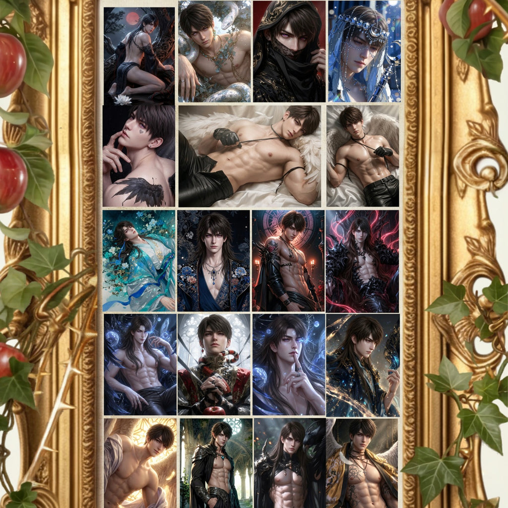 [JINGUO Caleb Birthday SOLO] Love and Deep Space LAD Amine Paper Card CCG Collection Trading Series Paper whole box 1SET 200bags 1bag 2pcs Cards Ornament Gift Collection Sylus, Zayne, Rafayel, Xavier, Caleb