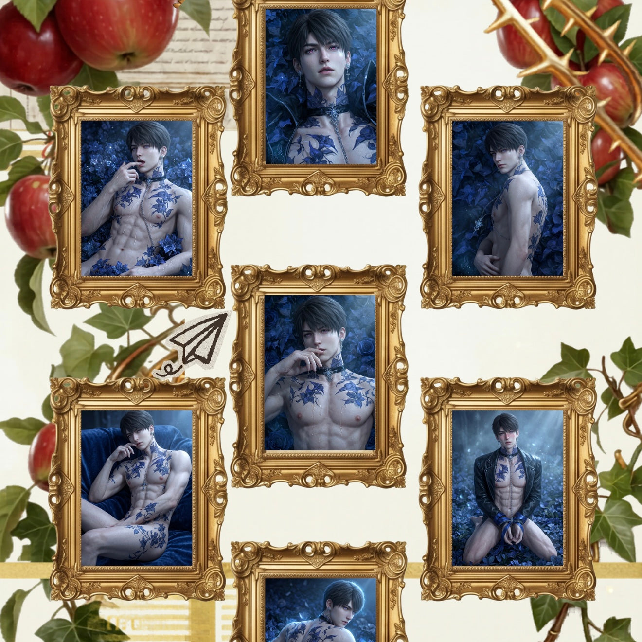 [JINGUO Caleb Birthday SOLO] Love and Deep Space LAD Amine Paper Card CCG Collection Trading Series Paper whole box 1SET 200bags 1bag 2pcs Cards Ornament Gift Collection Sylus, Zayne, Rafayel, Xavier, Caleb