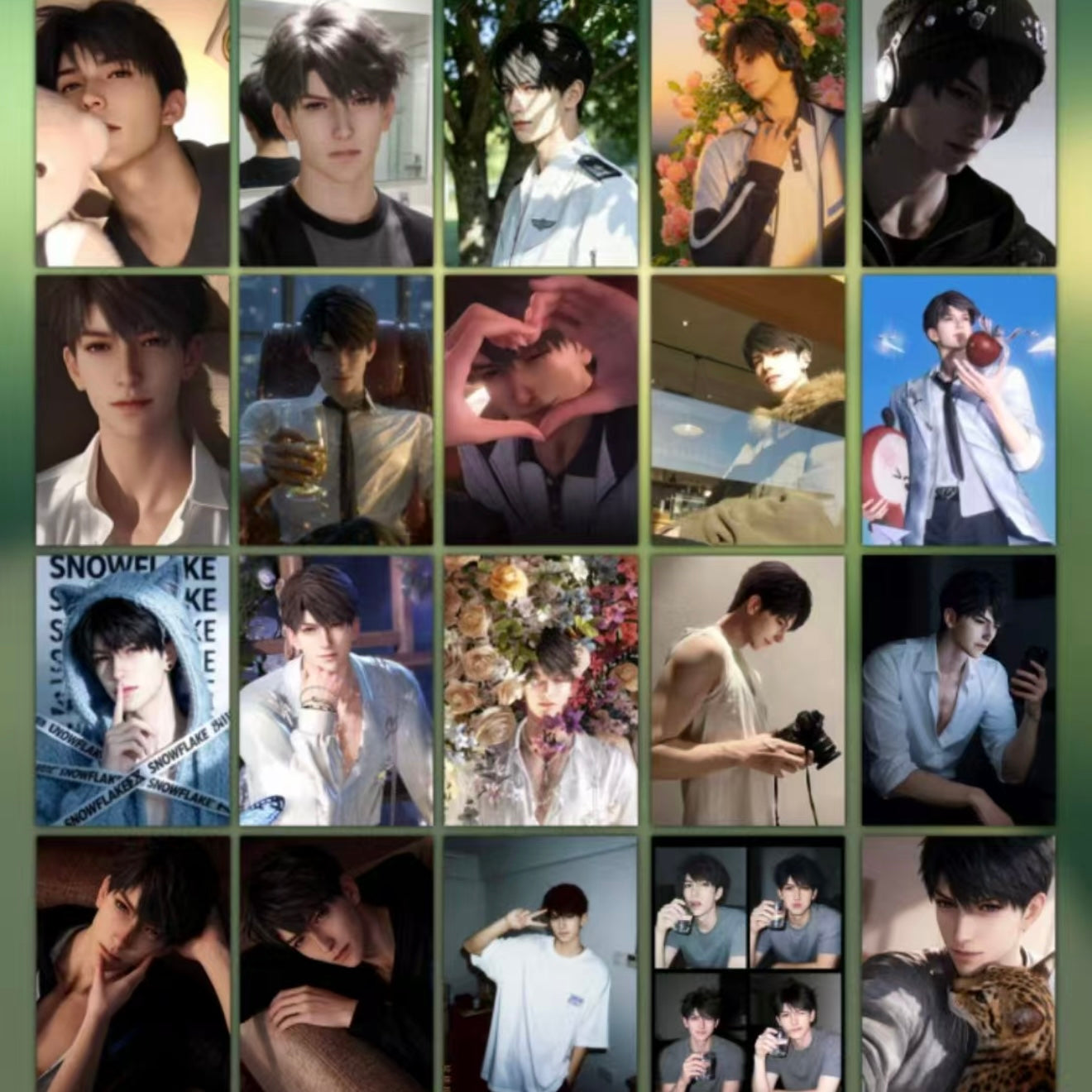 [XINYUE Caleb Birthday SOLO] Love and Deep Space LAD Amine Paper Card CCG Collection Trading Series Paper whole box 1SET 150bags 1bag 1pc Cards Ornament Gift Collection Sylus, Zayne, Rafayel, Xavier, Caleb
