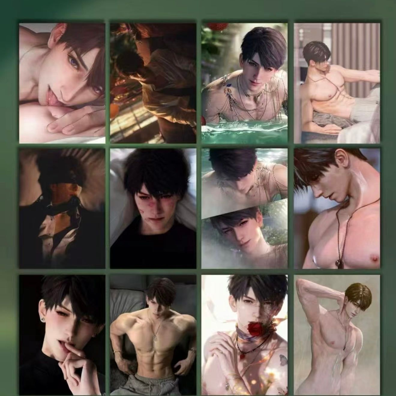 [XINYUE Caleb Birthday SOLO] Love and Deep Space LAD Amine Paper Card CCG Collection Trading Series Paper whole box 1SET 150bags 1bag 1pc Cards Ornament Gift Collection Sylus, Zayne, Rafayel, Xavier, Caleb