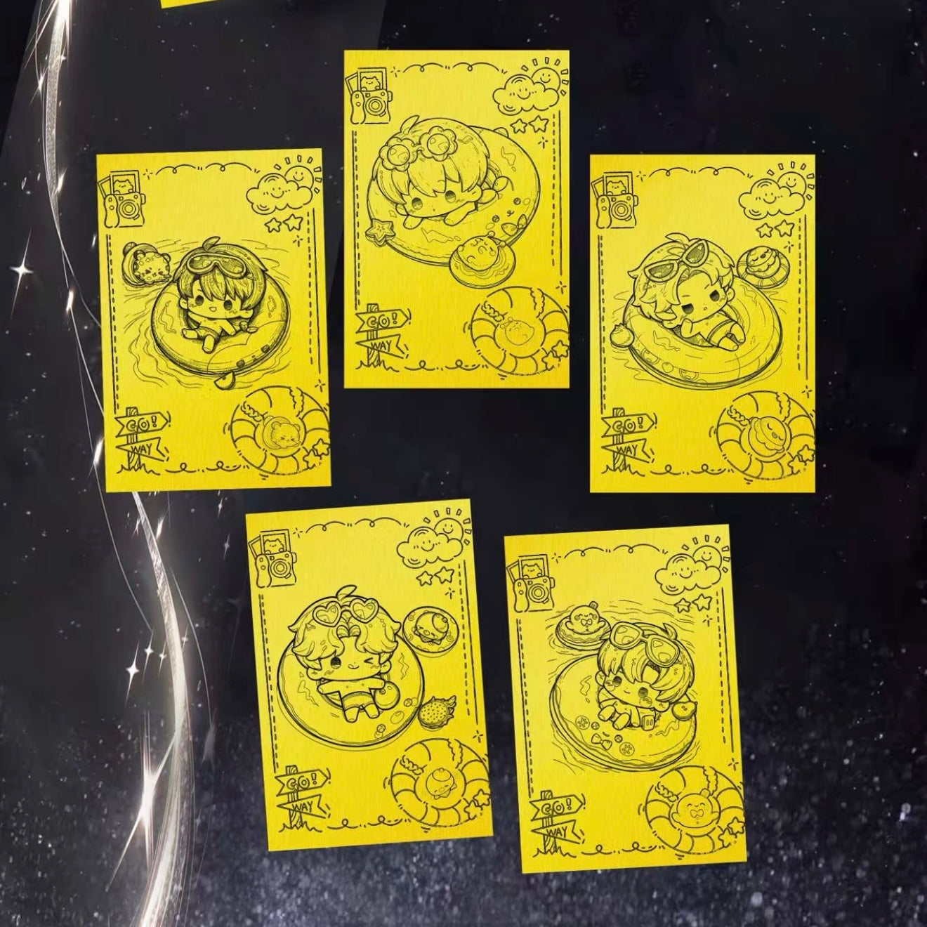 [WANGZAI] Love and Deep Space LAD Amine Paper Card CCG Collection Trading Series Paper whole box 1SET 200bags 1bag 1pc Cards Ornament Gift Collection Sylus, Zayne, Rafayel, Xavier, Caleb