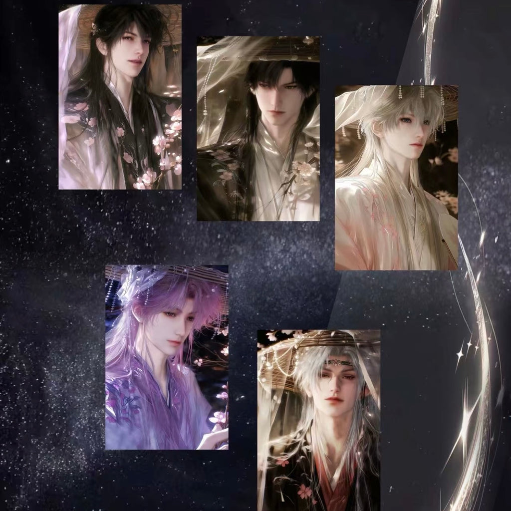 [WANGZAI] Love and Deep Space LAD Amine Paper Card CCG Collection Trading Series Paper whole box 1SET 200bags 1bag 1pc Cards Ornament Gift Collection Sylus, Zayne, Rafayel, Xavier, Caleb