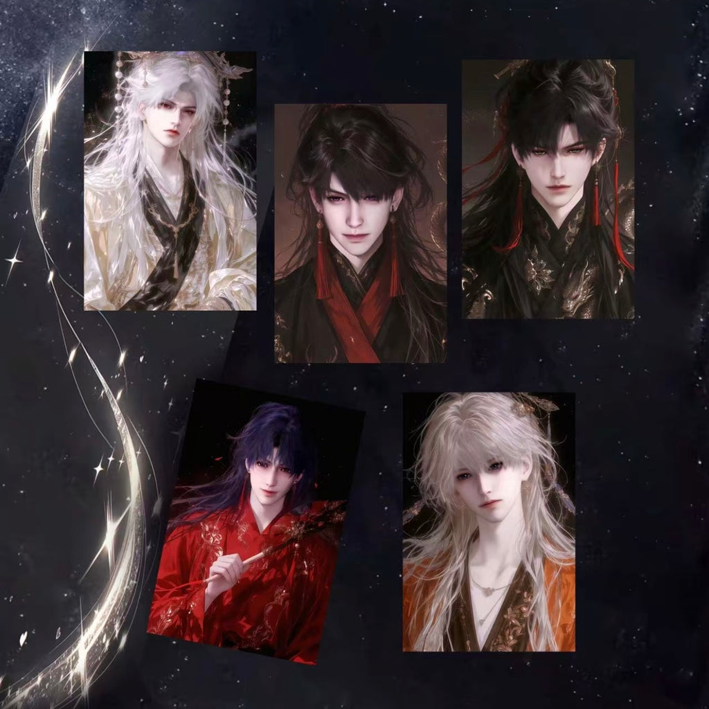 [WANGZAI] Love and Deep Space LAD Amine Paper Card CCG Collection Trading Series Paper whole box 1SET 200bags 1bag 1pc Cards Ornament Gift Collection Sylus, Zayne, Rafayel, Xavier, Caleb