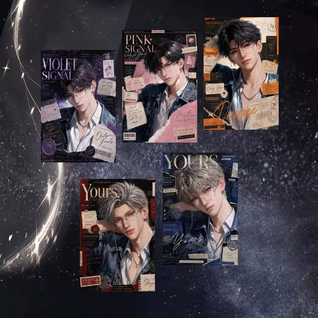 [WANGZAI] Love and Deep Space LAD Amine Paper Card CCG Collection Trading Series Paper whole box 1SET 200bags 1bag 1pc Cards Ornament Gift Collection Sylus, Zayne, Rafayel, Xavier, Caleb