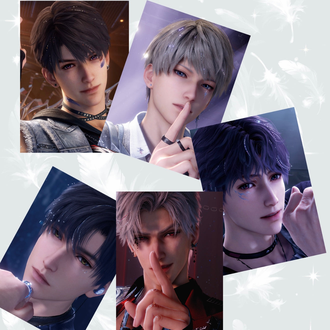 [MOYUAN V2] Love and Deep Space LAD Amine Paper Card CCG Collection Trading Series Paper whole box 1SET 200bags 1bag 1pc Cards Ornament Gift Collection Sylus, Zayne, Rafayel, Xavier, Caleb