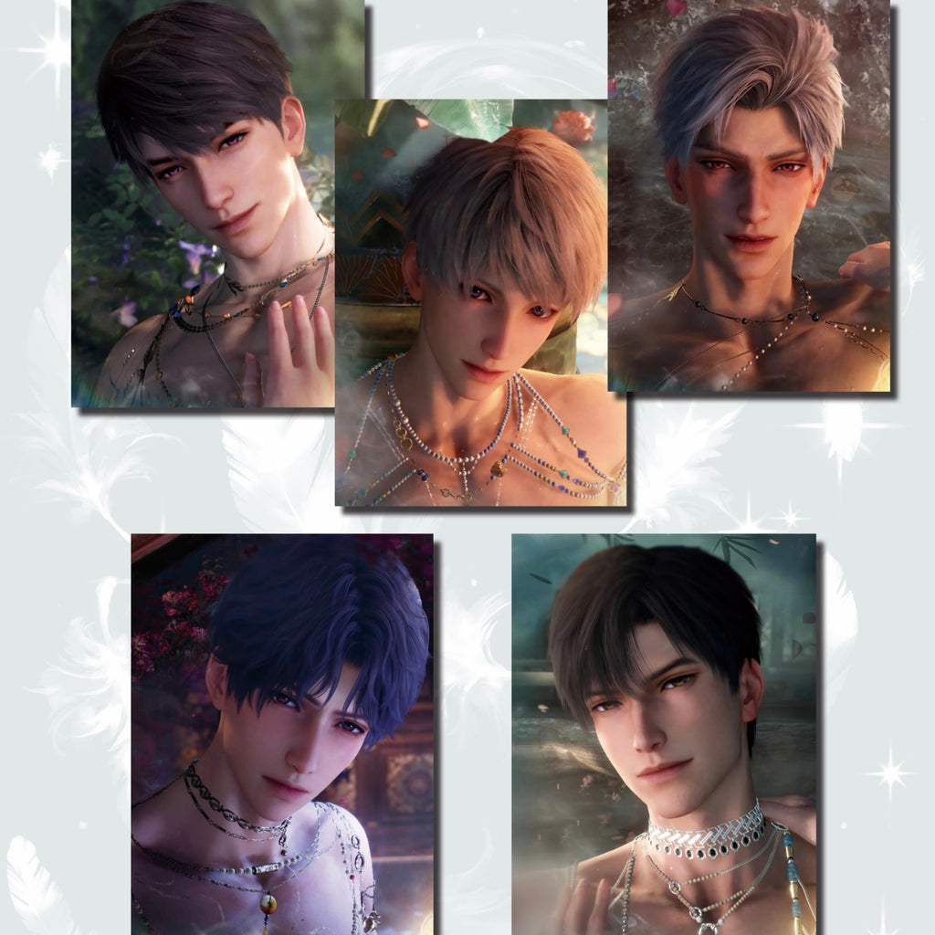 [MOYUAN V2] Love and Deep Space LAD Amine Paper Card CCG Collection Trading Series Paper whole box 1SET 200bags 1bag 1pc Cards Ornament Gift Collection Sylus, Zayne, Rafayel, Xavier, Caleb