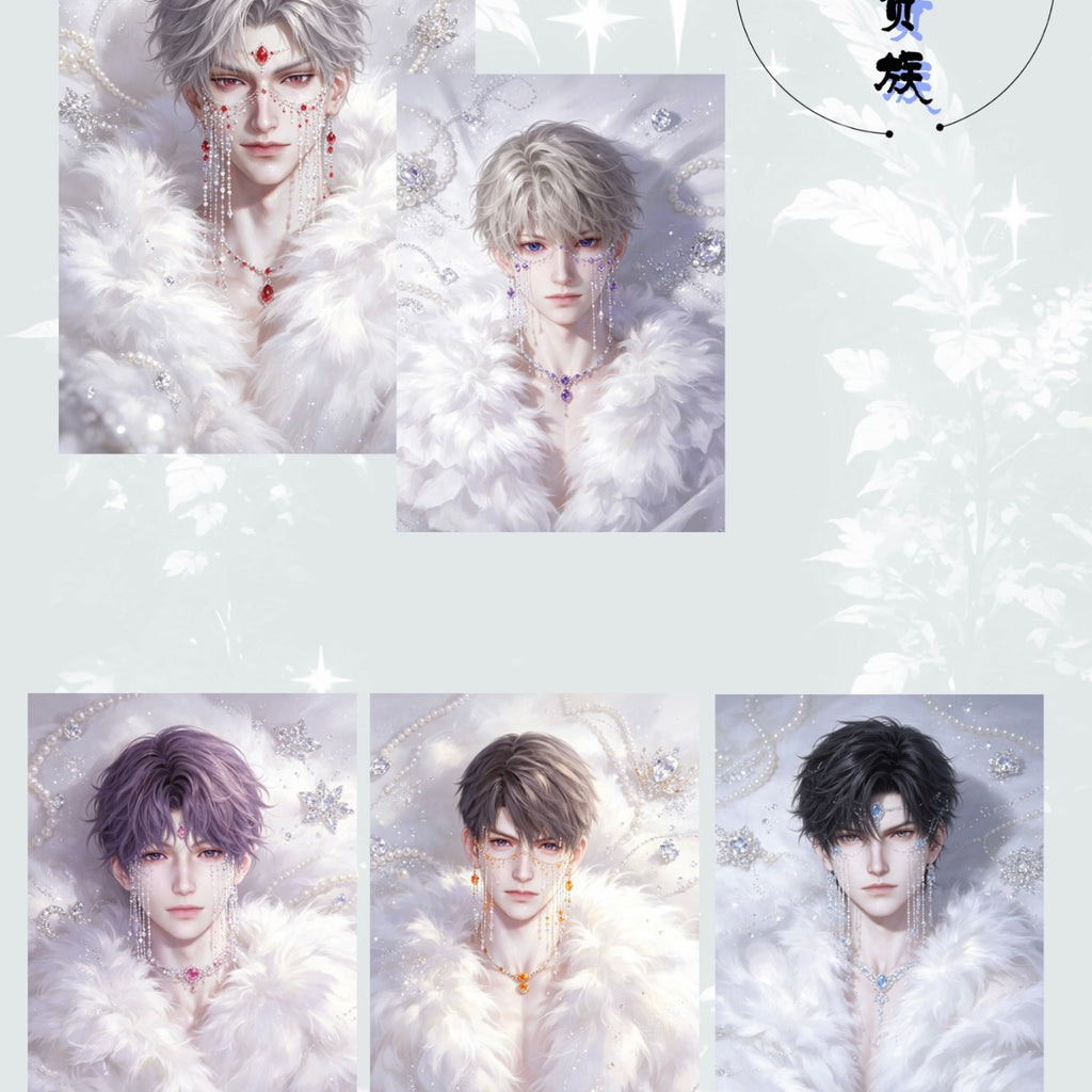 [MOYUAN V2] Love and Deep Space LAD Amine Paper Card CCG Collection Trading Series Paper whole box 1SET 200bags 1bag 1pc Cards Ornament Gift Collection Sylus, Zayne, Rafayel, Xavier, Caleb