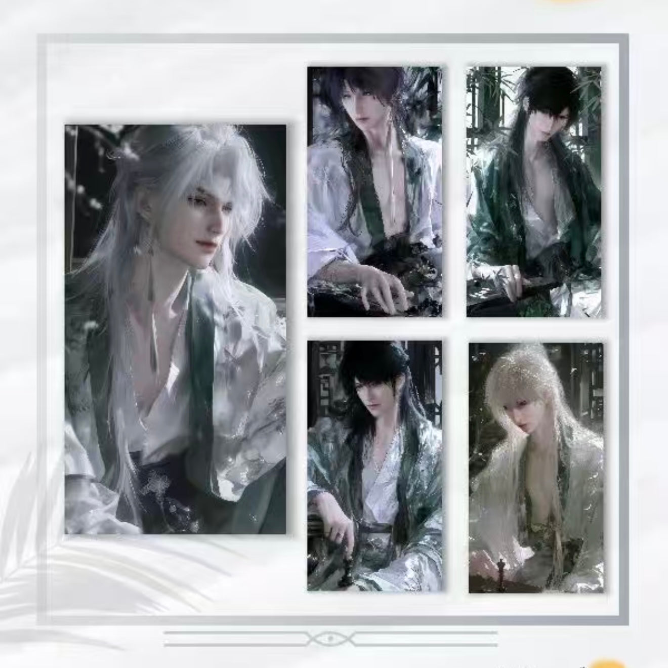 [SHANLAN] Love and Deep Space LAD Amine Paper Card CCG Collection Trading Series Paper whole box 1SET 260bags 1bag 1pc Cards Ornament Gift Collection Sylus, Zayne, Rafayel, Xavier, Caleb