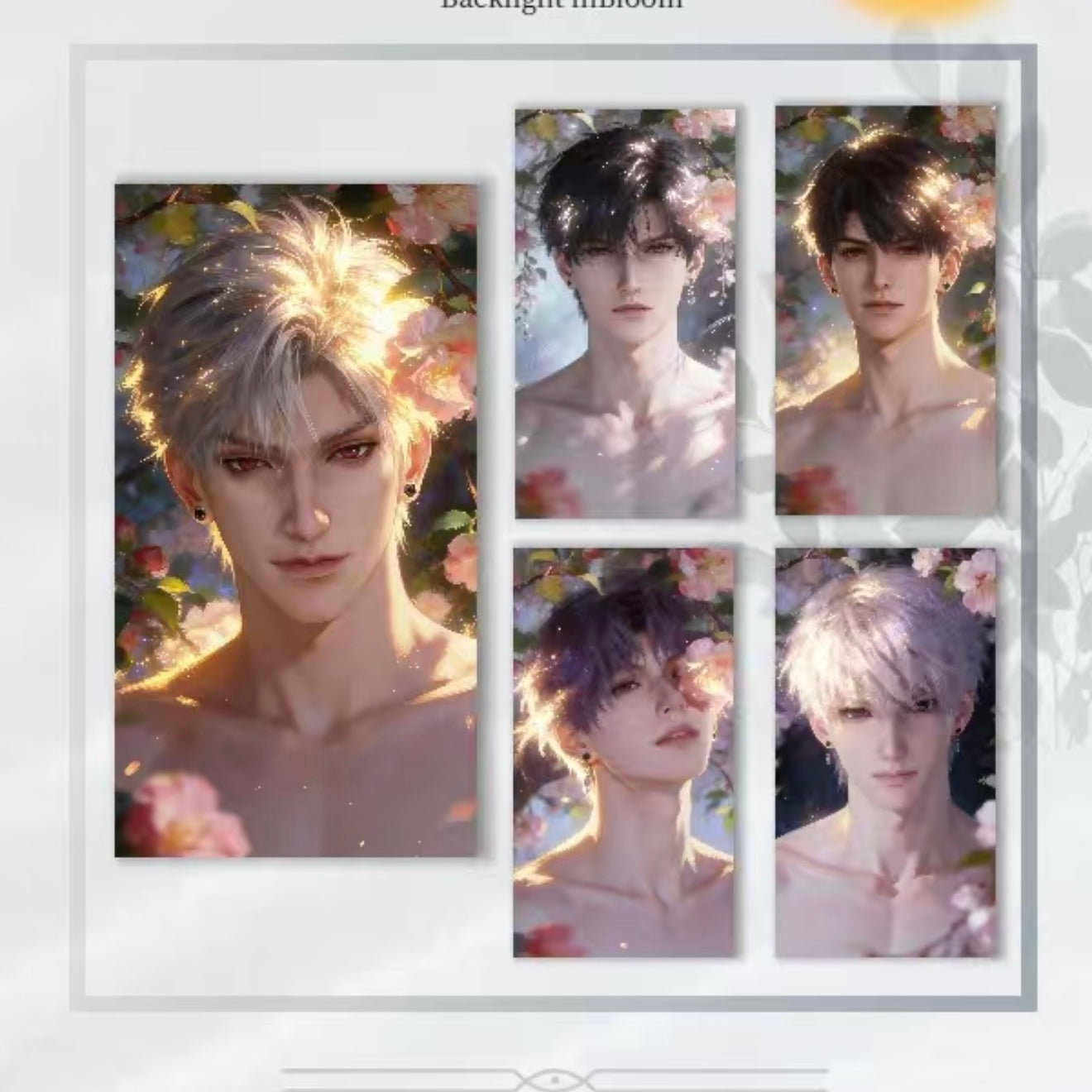 [SHANLAN] Love and Deep Space LAD Amine Paper Card CCG Collection Trading Series Paper whole box 1SET 260bags 1bag 1pc Cards Ornament Gift Collection Sylus, Zayne, Rafayel, Xavier, Caleb