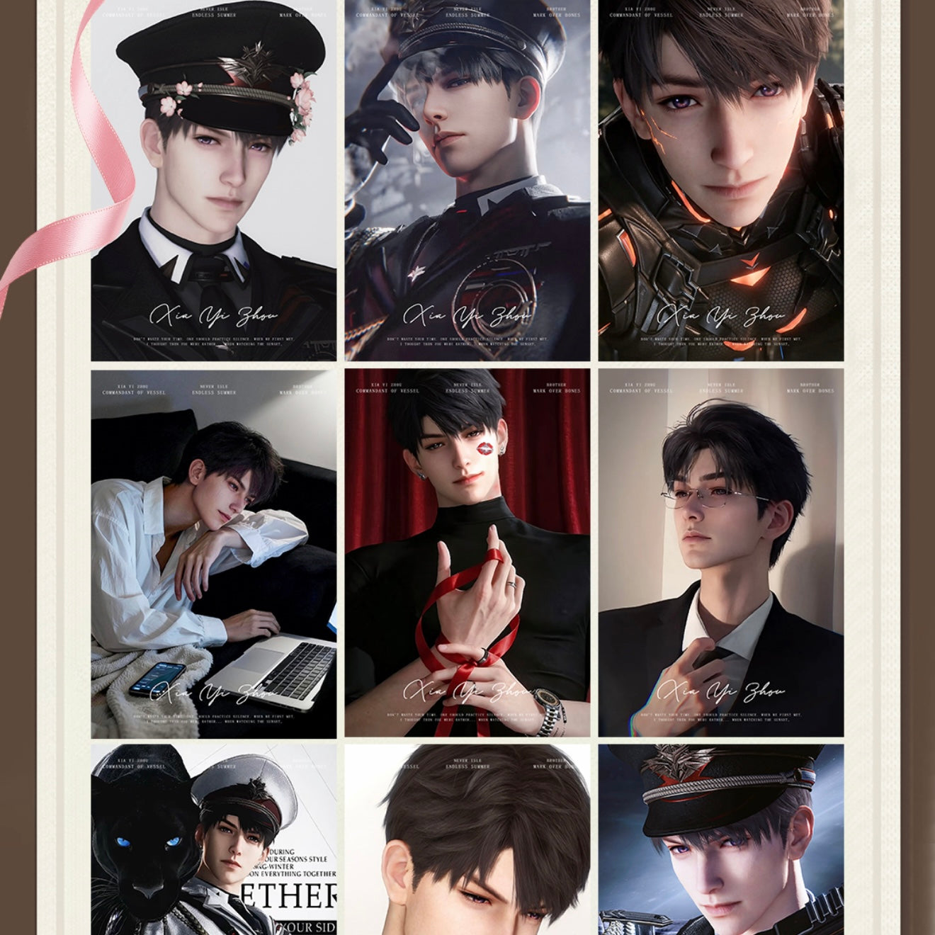[AIYI] Love and Deep Space LAD Amine Paper Card CCG Collection Trading Series Paper whole box 1SET140bags 1bag 1pc Cards Ornament Gift Collection Sylus, Zayne, Rafayel, Xavier, Caleb