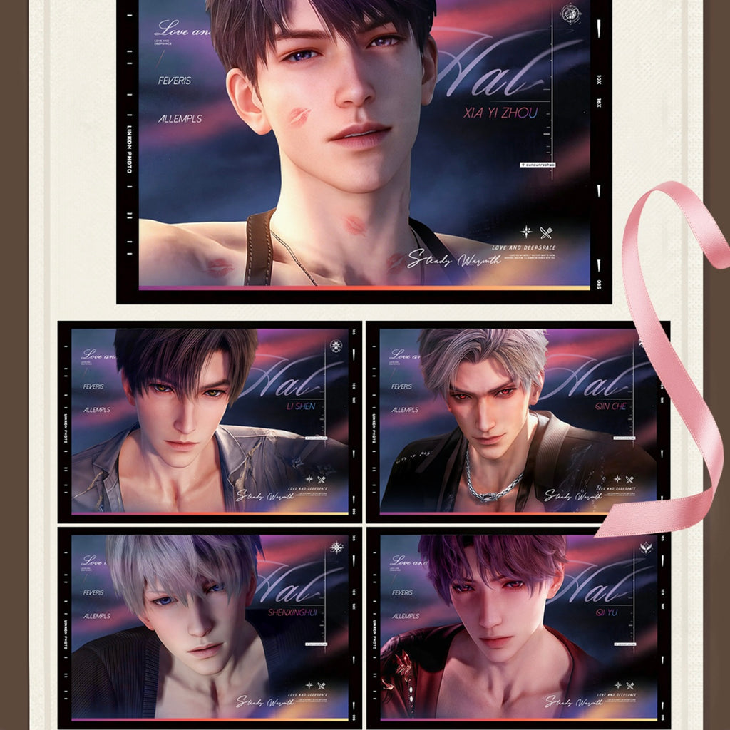 [AIYI] Love and Deep Space LAD Amine Paper Card CCG Collection Trading Series Paper whole box 1SET140bags 1bag 1pc Cards Ornament Gift Collection Sylus, Zayne, Rafayel, Xavier, Caleb