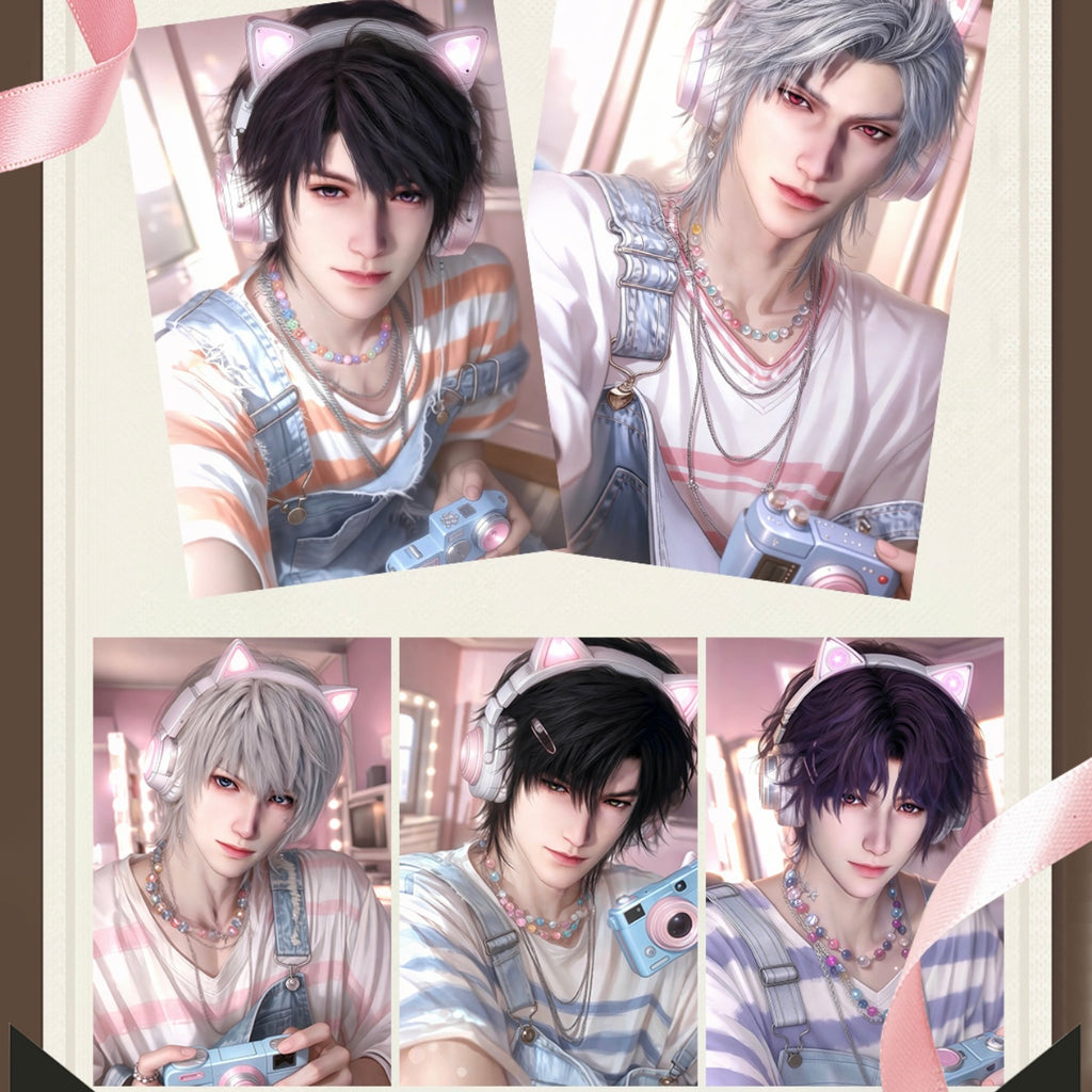 [AIYI] Love and Deep Space LAD Amine Paper Card CCG Collection Trading Series Paper whole box 1SET140bags 1bag 1pc Cards Ornament Gift Collection Sylus, Zayne, Rafayel, Xavier, Caleb