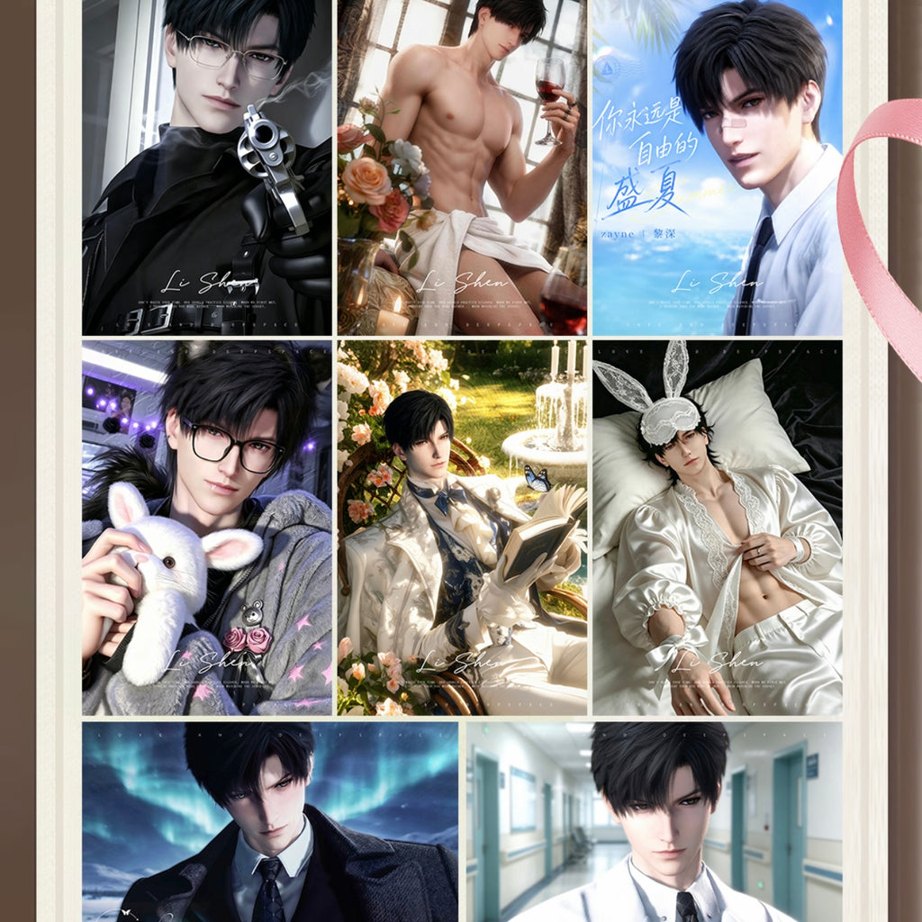 [AIYI] Love and Deep Space LAD Amine Paper Card CCG Collection Trading Series Paper whole box 1SET140bags 1bag 1pc Cards Ornament Gift Collection Sylus, Zayne, Rafayel, Xavier, Caleb