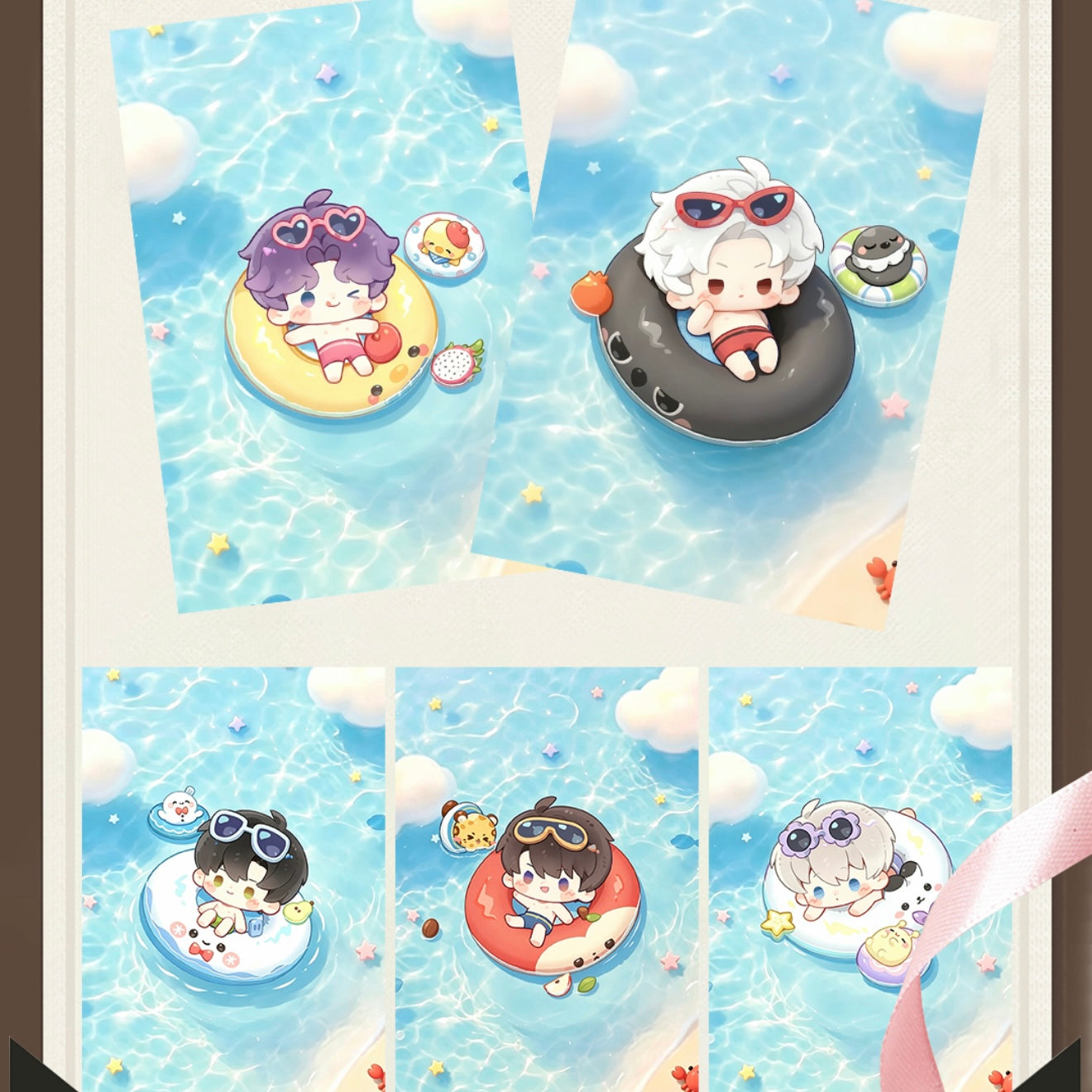 [AIYI] Love and Deep Space LAD Amine Paper Card CCG Collection Trading Series Paper whole box 1SET140bags 1bag 1pc Cards Ornament Gift Collection Sylus, Zayne, Rafayel, Xavier, Caleb