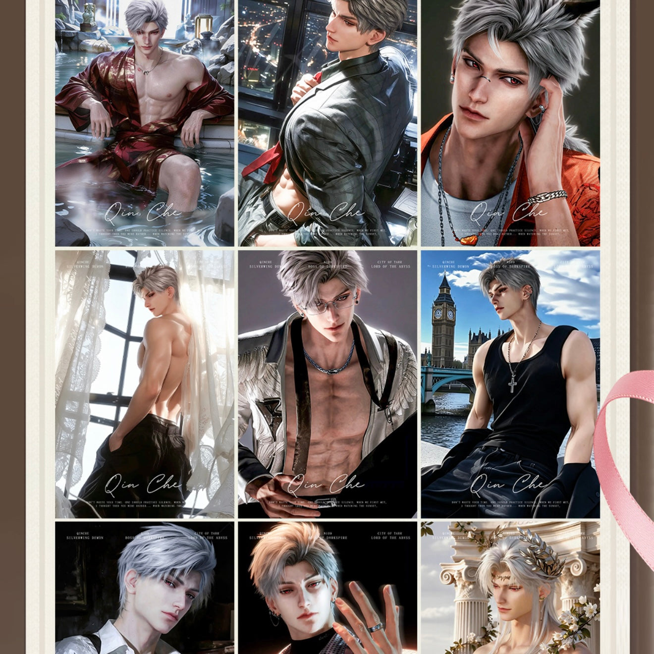[AIYI] Love and Deep Space LAD Amine Paper Card CCG Collection Trading Series Paper whole box 1SET140bags 1bag 1pc Cards Ornament Gift Collection Sylus, Zayne, Rafayel, Xavier, Caleb