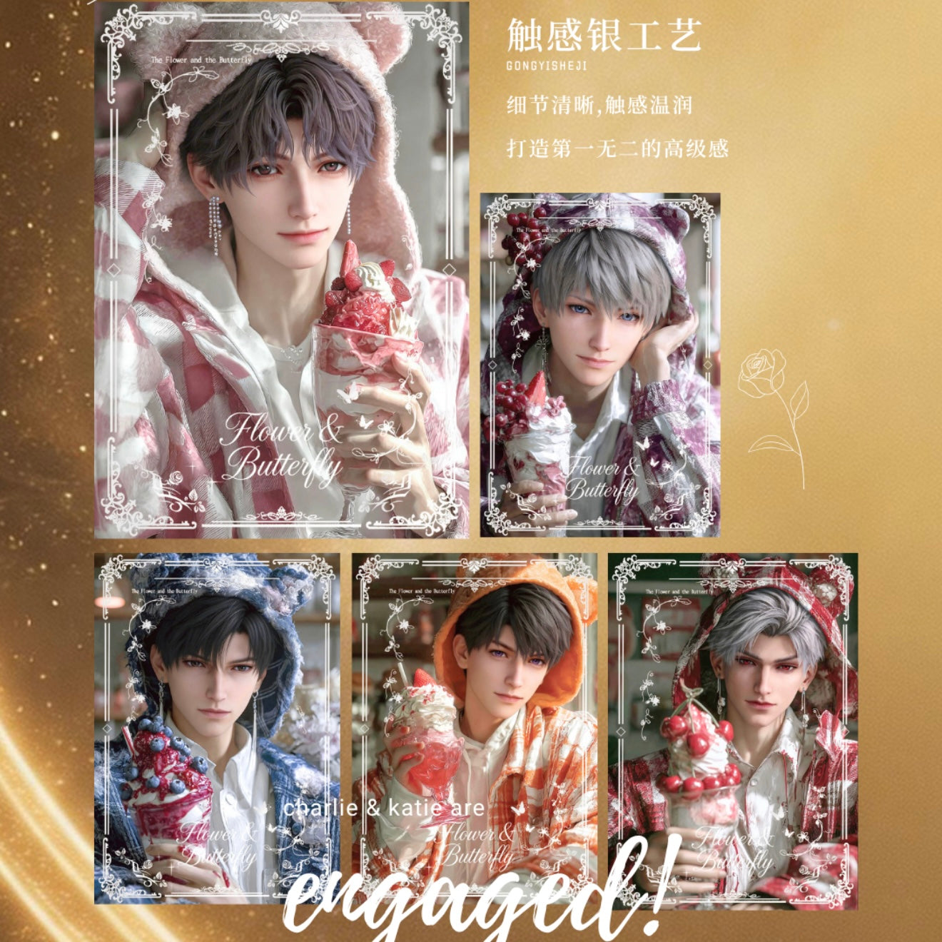 [MEOWMEOW] Love and Deep Space LAD Amine Paper Card CCG Collection Trading Series Paper whole box 1SET 200bags 1bag 1pc Cards Ornament Gift Collection Sylus, Zayne, Rafayel, Xavier, Caleb