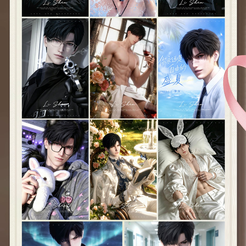 [MEOWMEOW] Love and Deep Space LAD Amine Paper Card CCG Collection Trading Series Paper whole box 1SET 200bags 1bag 1pc Cards Ornament Gift Collection Sylus, Zayne, Rafayel, Xavier, Caleb