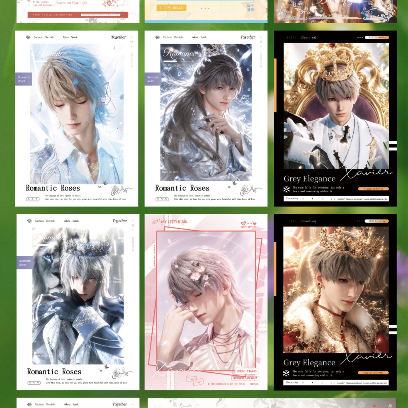 [MEOWMEOW] Love and Deep Space LAD Amine Paper Card CCG Collection Trading Series Paper whole box 1SET 200bags 1bag 1pc Cards Ornament Gift Collection Sylus, Zayne, Rafayel, Xavier, Caleb