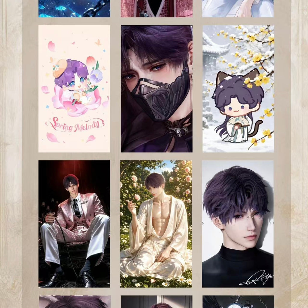 [HANJIN] Love and Deep Space LAD Amine Paper Card CCG Collection Trading Series Paper whole box 1SET 120bags 1bag 1pc Cards Ornament Gift Collection Sylus, Zayne, Rafayel, Xavier, Caleb
