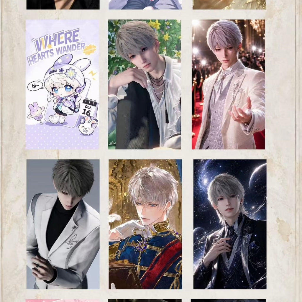 [HANJIN] Love and Deep Space LAD Amine Paper Card CCG Collection Trading Series Paper whole box 1SET 120bags 1bag 1pc Cards Ornament Gift Collection Sylus, Zayne, Rafayel, Xavier, Caleb