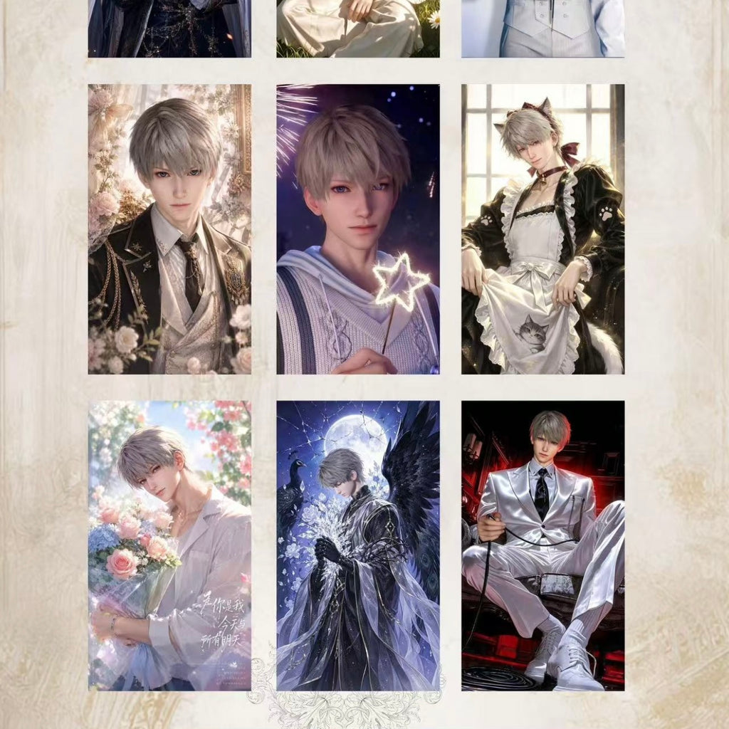 [HANJIN] Love and Deep Space LAD Amine Paper Card CCG Collection Trading Series Paper whole box 1SET 120bags 1bag 1pc Cards Ornament Gift Collection Sylus, Zayne, Rafayel, Xavier, Caleb