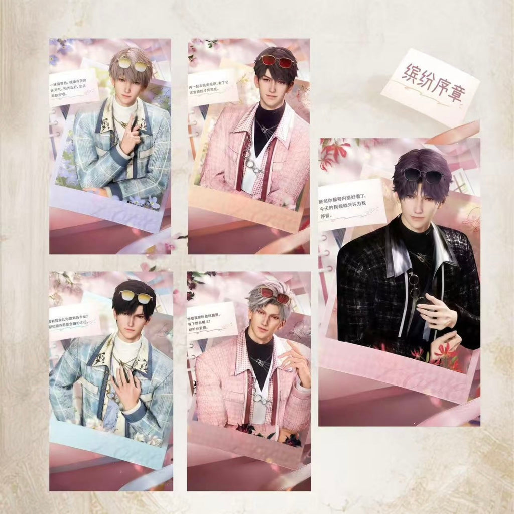 [HANJIN] Love and Deep Space LAD Amine Paper Card CCG Collection Trading Series Paper whole box 1SET 120bags 1bag 1pc Cards Ornament Gift Collection Sylus, Zayne, Rafayel, Xavier, Caleb