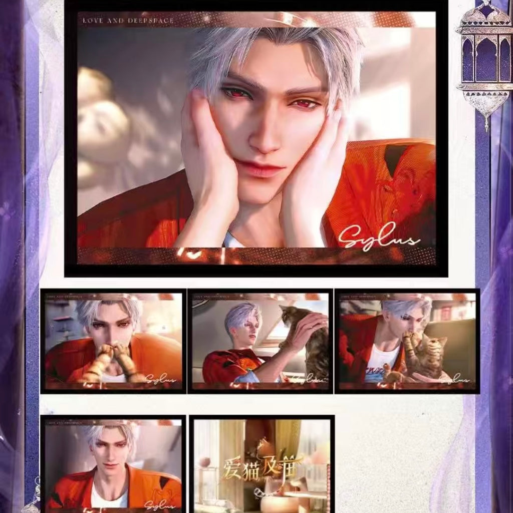[ZHENXINSHE] Love and Deep Space LAD Amine Paper Card CCG Collection Trading Series Paper whole box 1SET 205bags 1bag 1pc Cards Ornament Gift Collection Sylus, Zayne, Rafayel, Xavier, Caleb