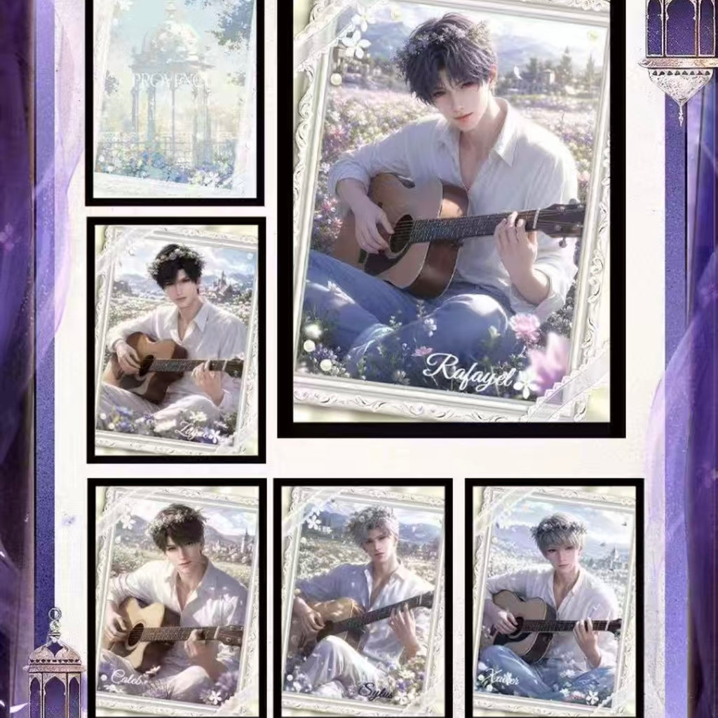 [ZHENXINSHE] Love and Deep Space LAD Amine Paper Card CCG Collection Trading Series Paper whole box 1SET 205bags 1bag 1pc Cards Ornament Gift Collection Sylus, Zayne, Rafayel, Xavier, Caleb