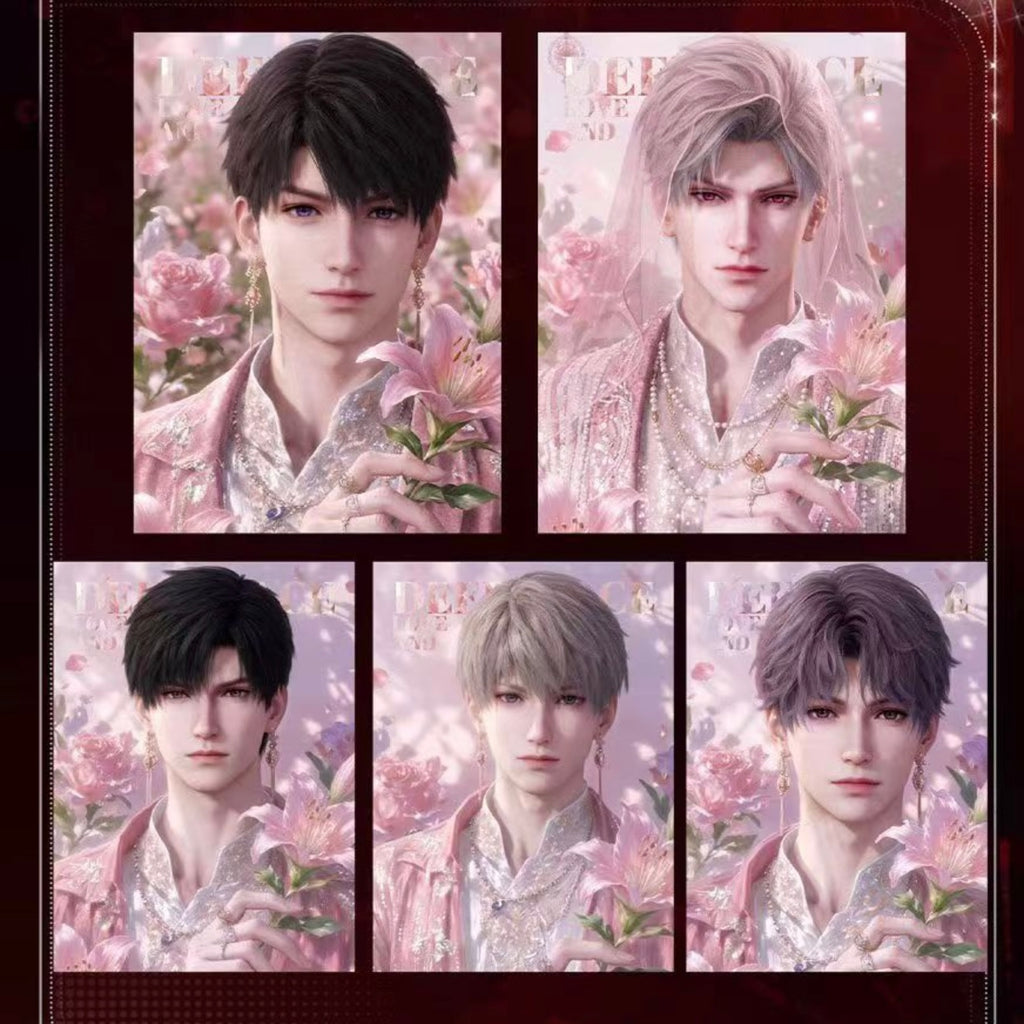 [HUAKAI] Love and Deep Space LAD Amine Paper Card CCG Collection Trading Series Paper whole box 1SET 255bags 1bag 1pc Cards Ornament Gift Collection Sylus, Zayne, Rafayel, Xavier, Caleb