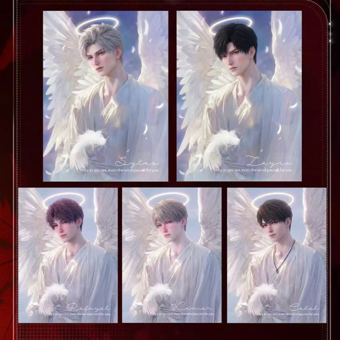 [HUAKAI] Love and Deep Space LAD Amine Paper Card CCG Collection Trading Series Paper whole box 1SET 255bags 1bag 1pc Cards Ornament Gift Collection Sylus, Zayne, Rafayel, Xavier, Caleb