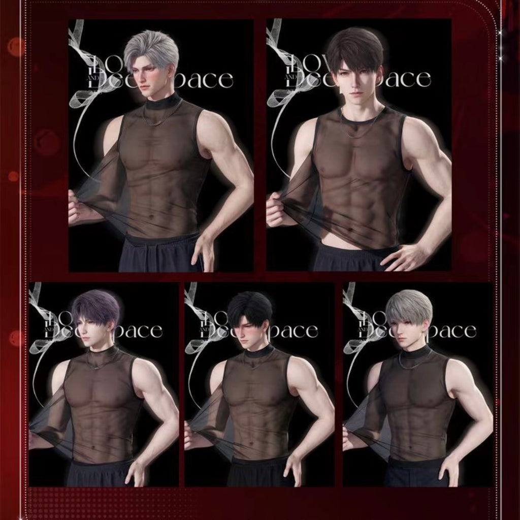 [HUAKAI] Love and Deep Space LAD Amine Paper Card CCG Collection Trading Series Paper whole box 1SET 255bags 1bag 1pc Cards Ornament Gift Collection Sylus, Zayne, Rafayel, Xavier, Caleb