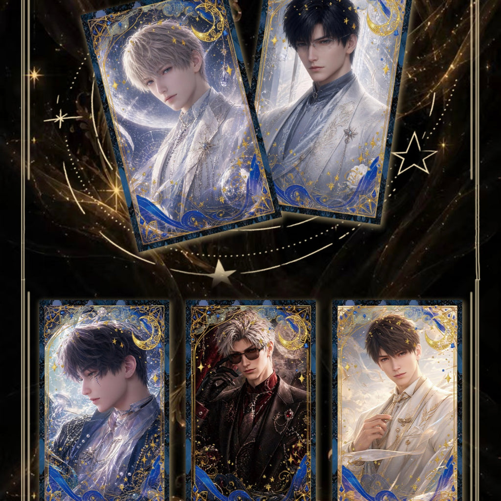 [TUMAO] Love and Deep Space LAD Amine Paper Card CCG Collection Trading Series Paper whole box 1SET 208bags 1bag 1pc Cards Ornament Gift Collection Sylus, Zayne, Rafayel, Xavier, Caleb