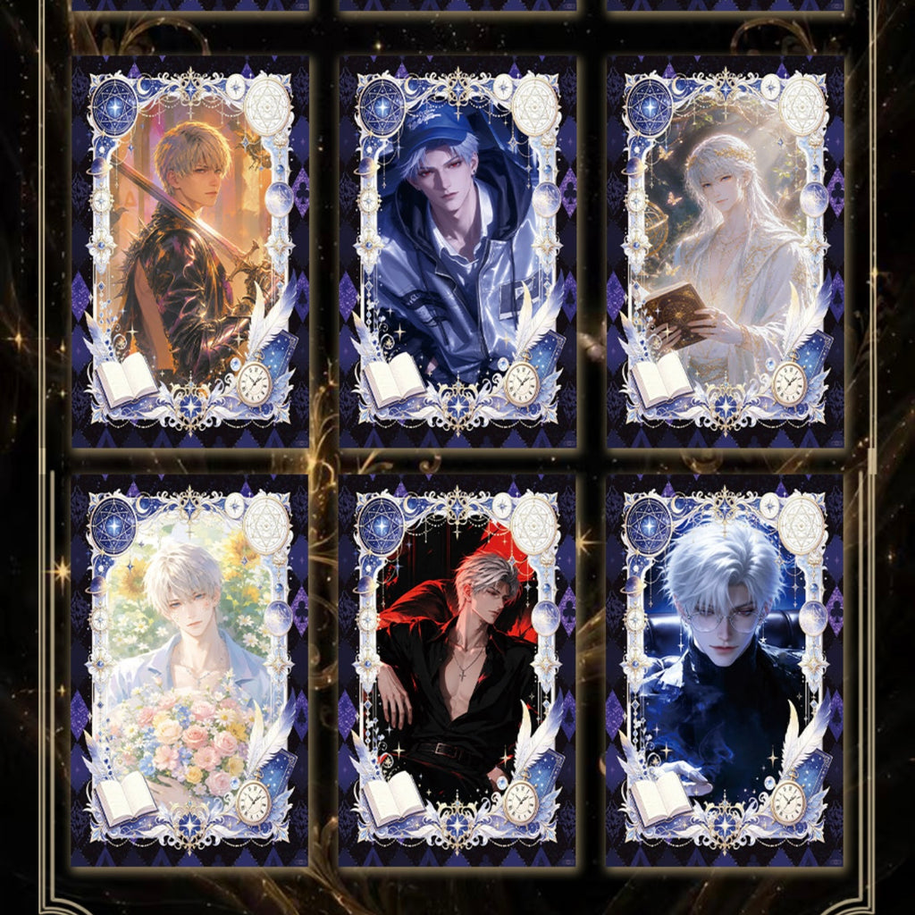[TUMAO] Love and Deep Space LAD Amine Paper Card CCG Collection Trading Series Paper whole box 1SET 208bags 1bag 1pc Cards Ornament Gift Collection Sylus, Zayne, Rafayel, Xavier, Caleb