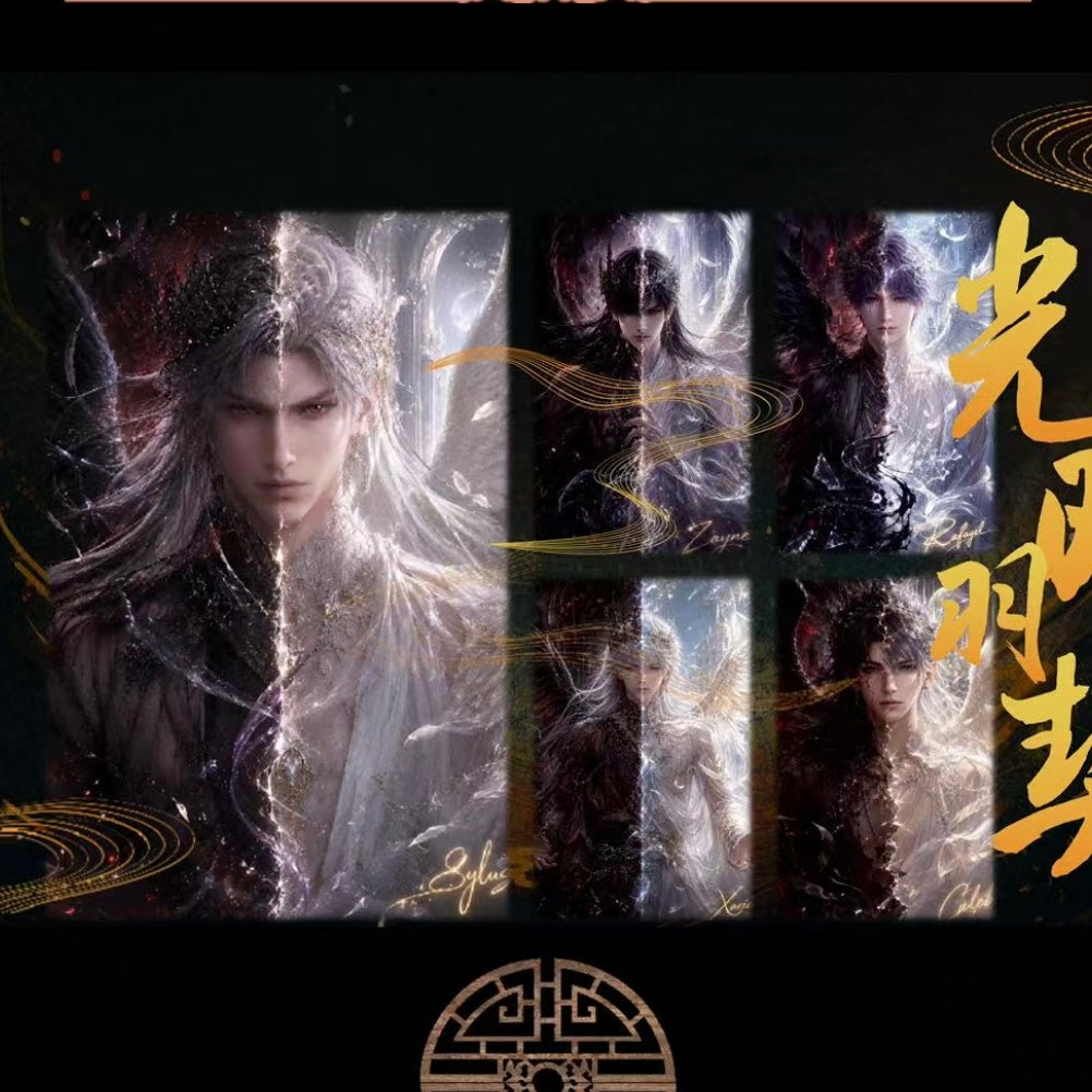 [XINQUDONG] Love and Deep Space LAD Amine Paper Card CCG Collection Trading Series Paper whole box 1SET 135bags 1bag 1pc Cards Ornament Gift Collection Sylus, Zayne, Rafayel, Xavier, Caleb