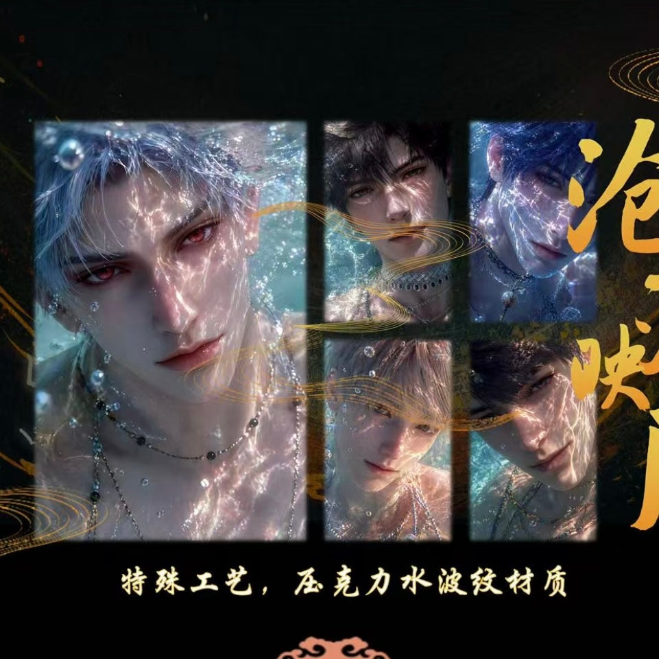 [XINQUDONG] Love and Deep Space LAD Amine Paper Card CCG Collection Trading Series Paper whole box 1SET 135bags 1bag 1pc Cards Ornament Gift Collection Sylus, Zayne, Rafayel, Xavier, Caleb