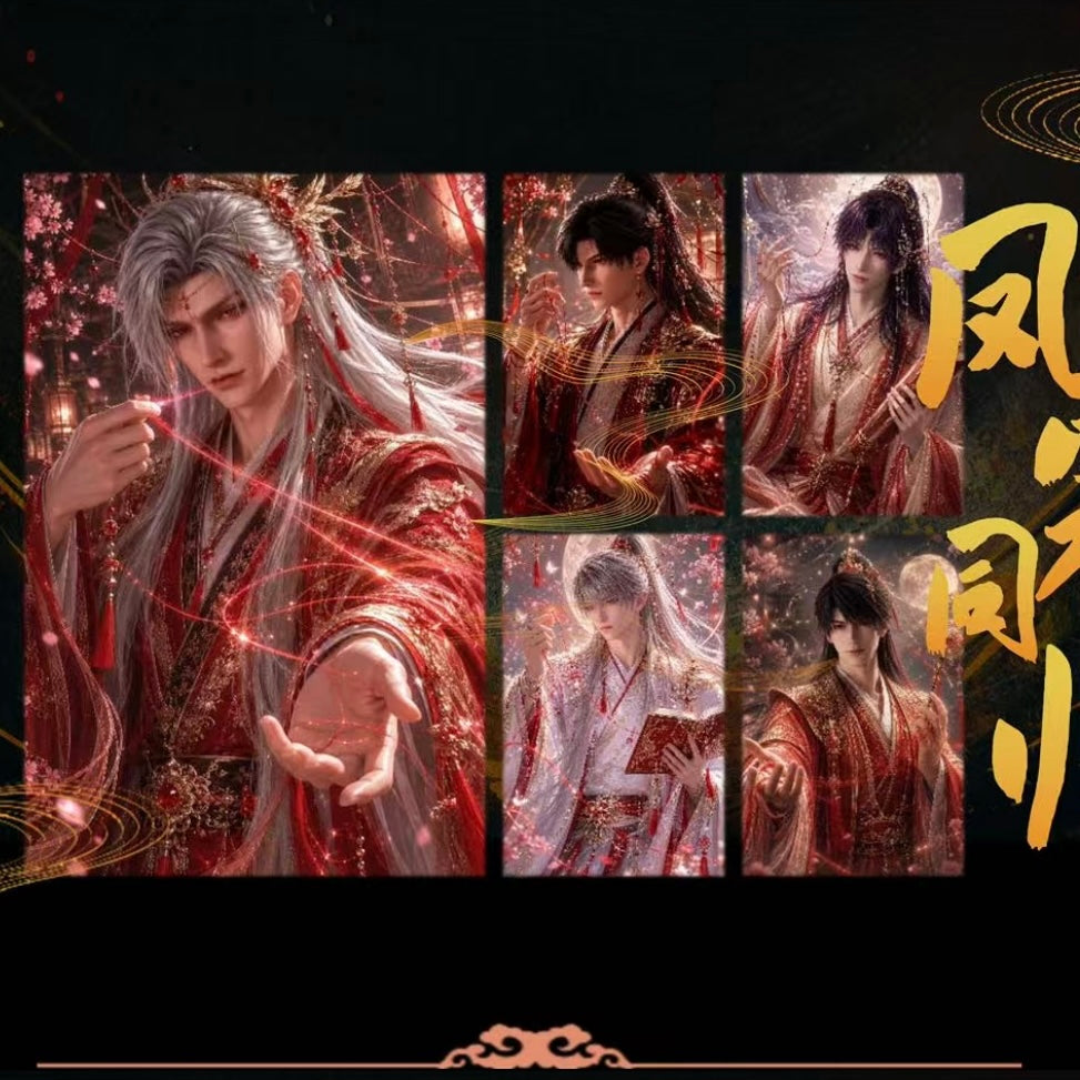 [XINQUDONG] Love and Deep Space LAD Amine Paper Card CCG Collection Trading Series Paper whole box 1SET 135bags 1bag 1pc Cards Ornament Gift Collection Sylus, Zayne, Rafayel, Xavier, Caleb