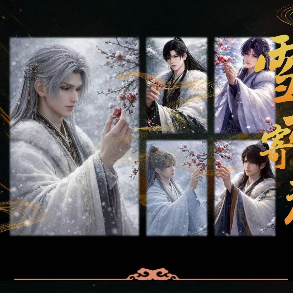 [XINQUDONG] Love and Deep Space LAD Amine Paper Card CCG Collection Trading Series Paper whole box 1SET 135bags 1bag 1pc Cards Ornament Gift Collection Sylus, Zayne, Rafayel, Xavier, Caleb