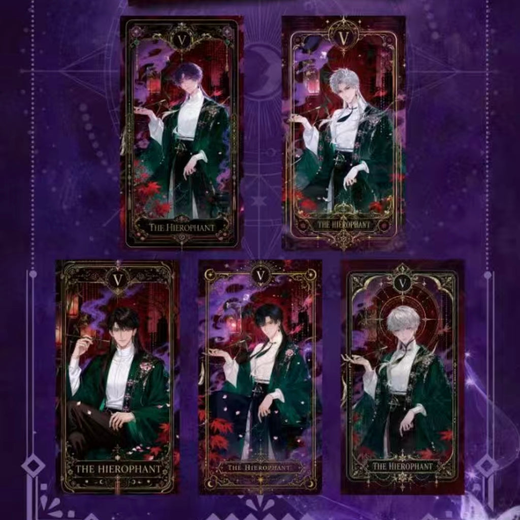 [XINGHE] Love and Deep Space LAD Amine Paper Tarot Card CCG Collection Trading Series Paper whole box 1SET 200bags 1bag 1pc Cards Ornament Gift Collection Sylus, Zayne, Rafayel, Xavier, Caleb