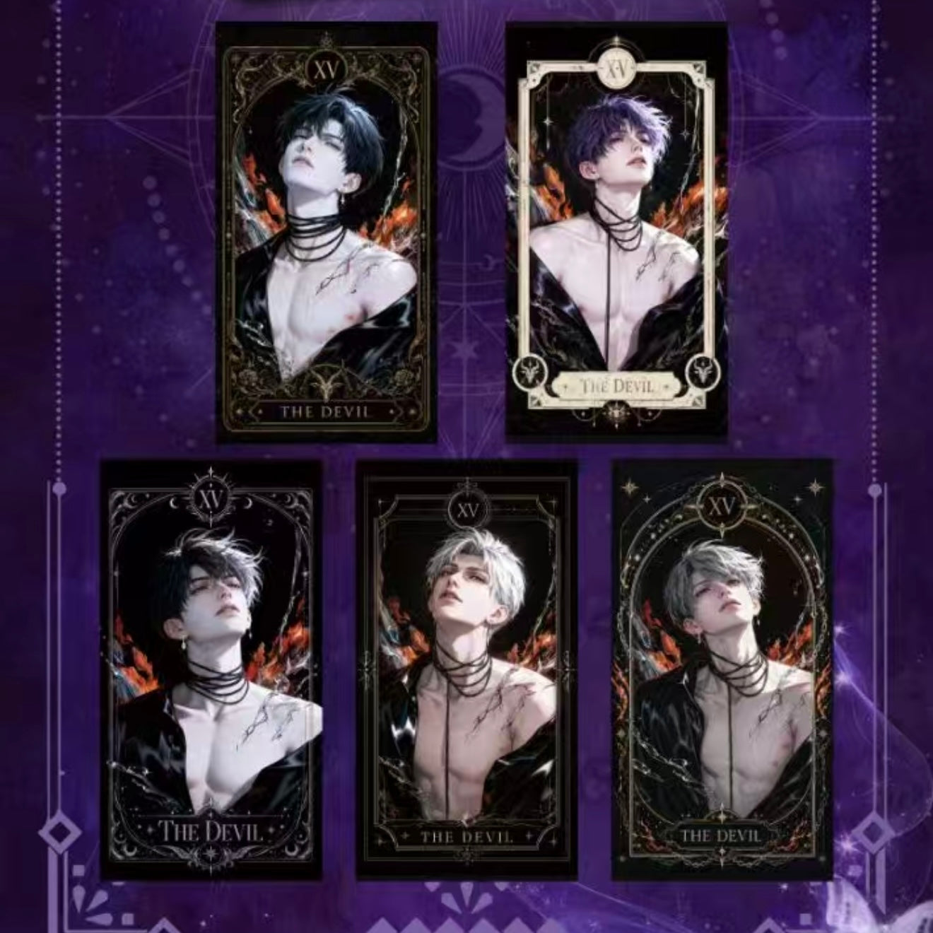 [XINGHE] Love and Deep Space LAD Amine Paper Tarot Card CCG Collection Trading Series Paper whole box 1SET 200bags 1bag 1pc Cards Ornament Gift Collection Sylus, Zayne, Rafayel, Xavier, Caleb