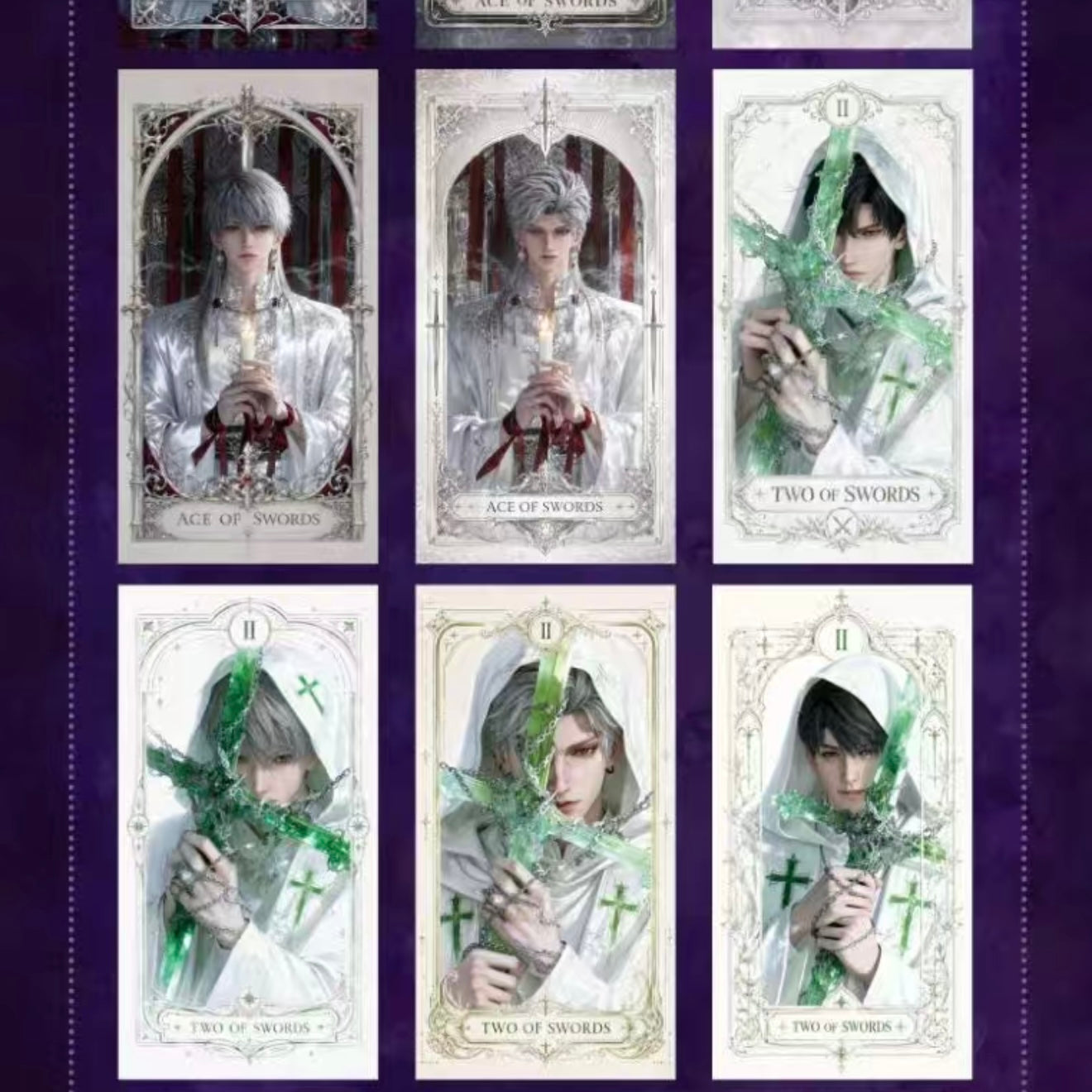 [XINGHE] Love and Deep Space LAD Amine Paper Tarot Card CCG Collection Trading Series Paper whole box 1SET 200bags 1bag 1pc Cards Ornament Gift Collection Sylus, Zayne, Rafayel, Xavier, Caleb