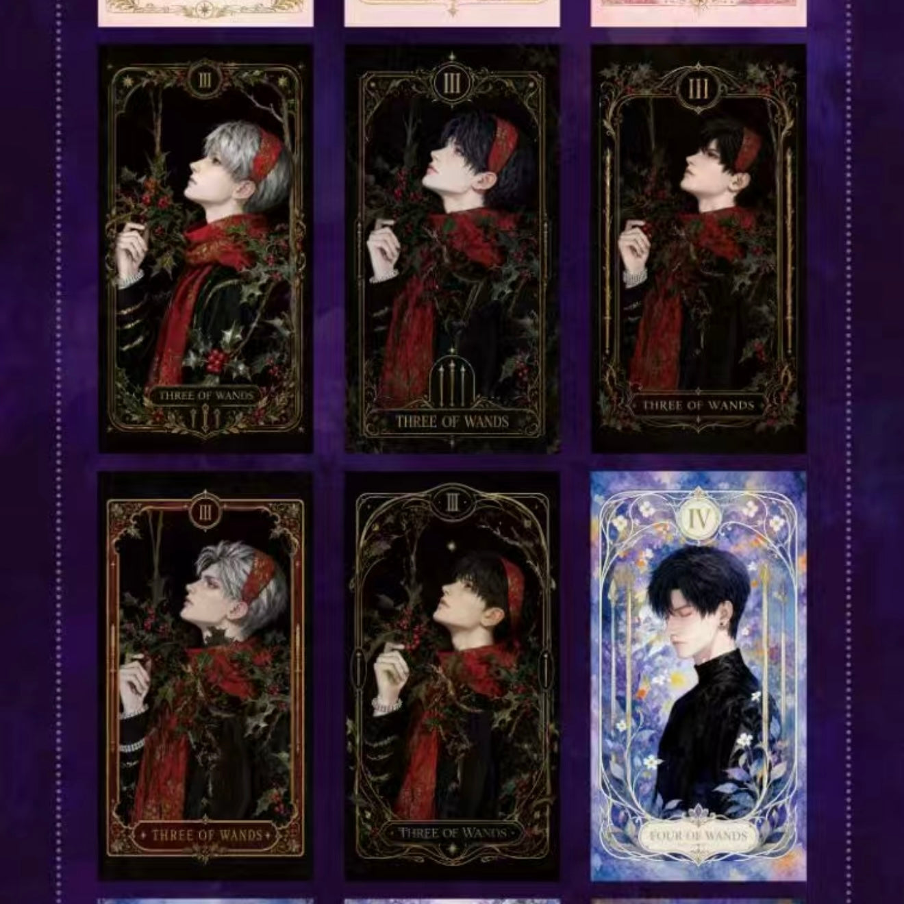 [XINGHE] Love and Deep Space LAD Amine Paper Tarot Card CCG Collection Trading Series Paper whole box 1SET 200bags 1bag 1pc Cards Ornament Gift Collection Sylus, Zayne, Rafayel, Xavier, Caleb