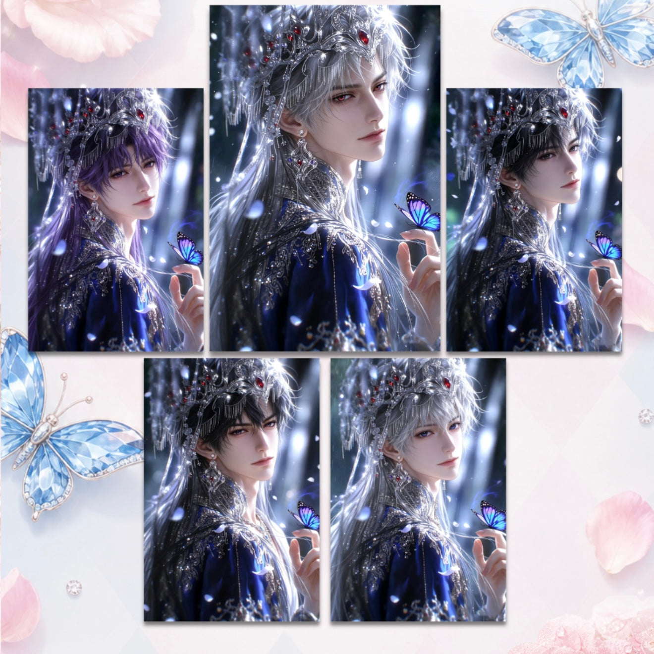 [TIANDOU V2] Love and Deep Space LAD Amine Paper Card CCG Collection Trading Series Paper whole box 1SET 100bags 1bag 1pc Cards Ornament Gift Collection Sylus, Zayne, Rafayel, Xavier, Caleb