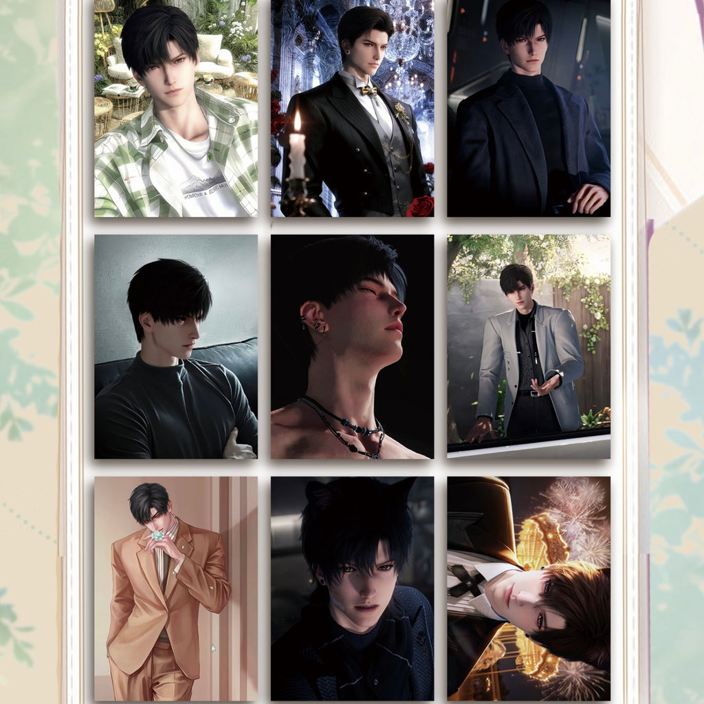 [QIMIAO] Love and Deep Space LAD Amine Paper Card CCG Collection Trading Series Paper whole box 1SET 200bags 1bag 1pc Cards Ornament Gift Collection Sylus, Zayne, Rafayel, Xavier, Caleb