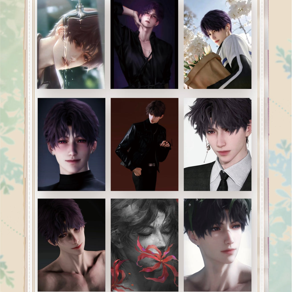 [QIMIAO] Love and Deep Space LAD Amine Paper Card CCG Collection Trading Series Paper whole box 1SET 200bags 1bag 1pc Cards Ornament Gift Collection Sylus, Zayne, Rafayel, Xavier, Caleb