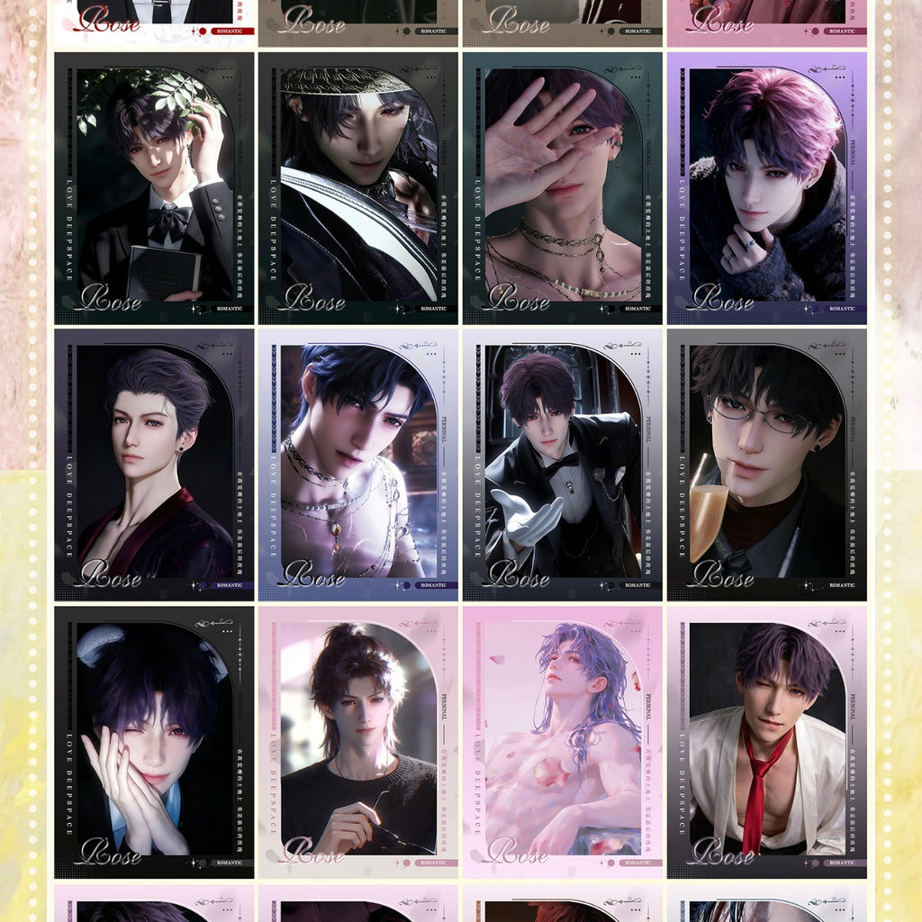 [NIWEN] Love and Deep Space LAD Amine Paper Card 20SETS A CASE CCG Collection Trading Series Paper whole box 1SET 11bags 1bag 1pc Cards Ornament Gift Collection Sylus, Zayne, Rafayel, Xavier, Caleb