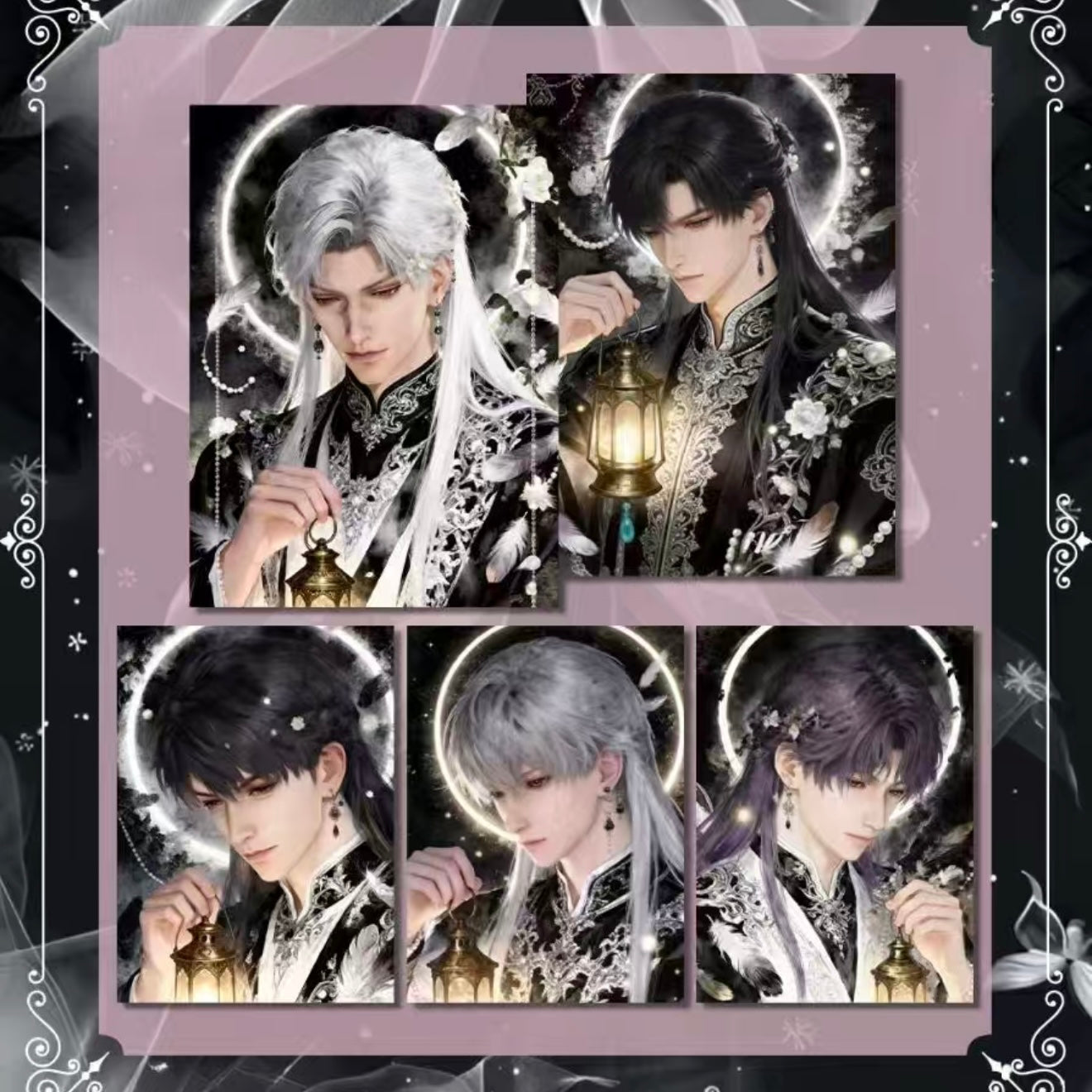 [XIANGYUE] Love and Deep Space LAD Amine Paper Card CCG Collection Trading Series Paper whole box 1SET 240bags 1bag 1pc Cards Ornament Gift Collection Sylus, Zayne, Rafayel, Xavier, Caleb