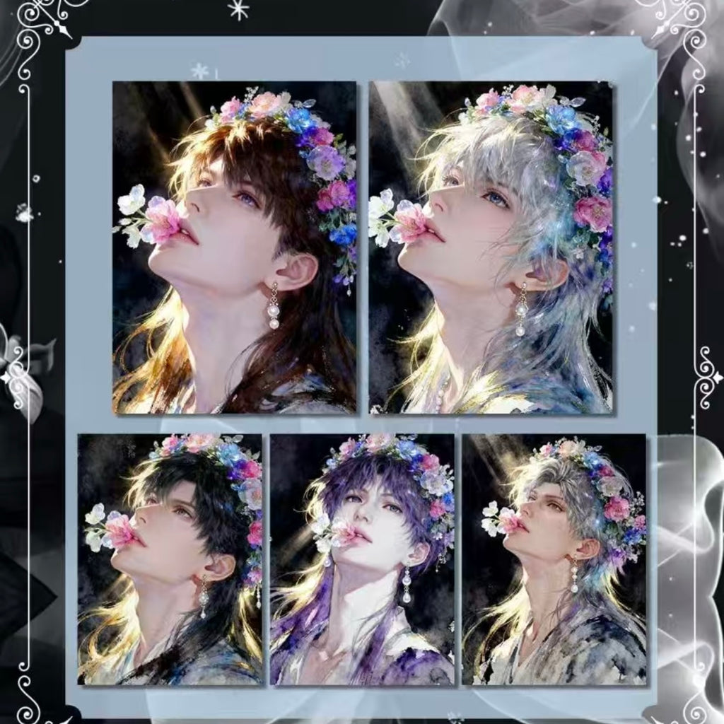 [XIANGYUE] Love and Deep Space LAD Amine Paper Card CCG Collection Trading Series Paper whole box 1SET 240bags 1bag 1pc Cards Ornament Gift Collection Sylus, Zayne, Rafayel, Xavier, Caleb